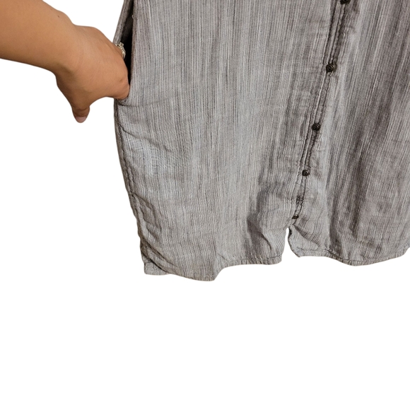 Kuhl Riviera Gray Button Front Dress - Picture 5 of 9